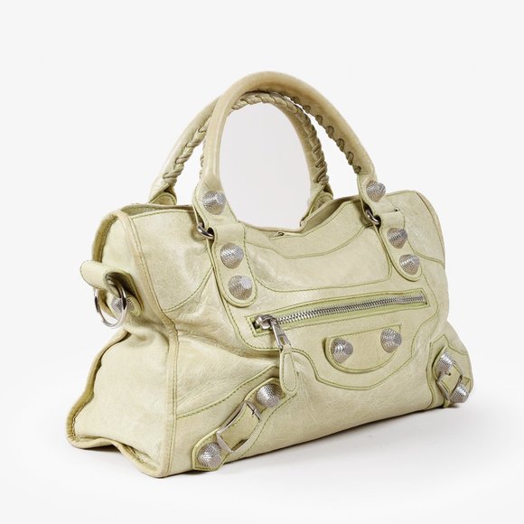 Balenciaga Pistachio Agneau GSH Motorcycle City Bag - Picture 2 of 15